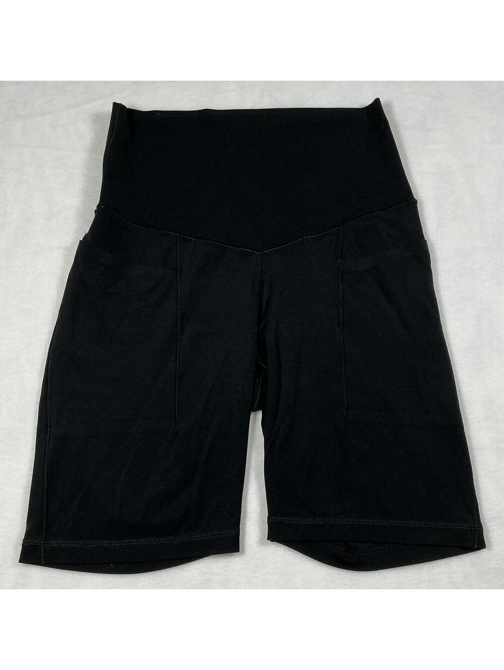 Offline by Aerie Black High-Waist Biker Shorts - Picture 1 of 6